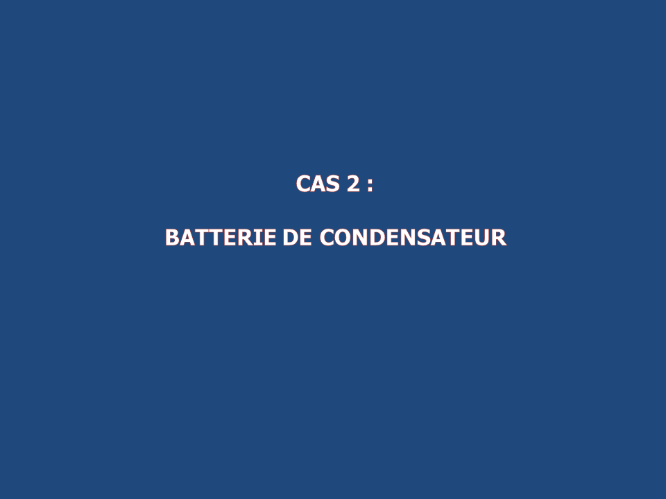 Batterie condensateur tunisie